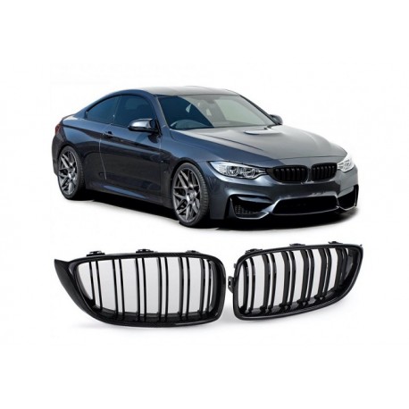 BMW 4er M4 2013- Sportgrill Nieren Set Doppelspeiche Carbon