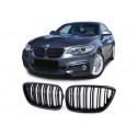 BMW 2er Coupé Carbon M2 Look Sportgrill Nieren Set