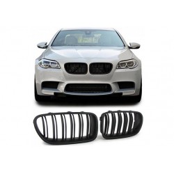 BMW 5er Limo 2010-2017 Schwarz matt M5 Look Sportgrill Nieren Set