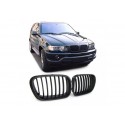 BMW X5 1999-2003 Schwarz matt Sportgrill Nieren Set
