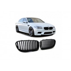 BMW 5er 2010-2013 Schwarz glanz Sportgrill Nieren Set