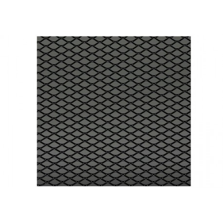 Sportgitter 125x25cm Alu Schwarz