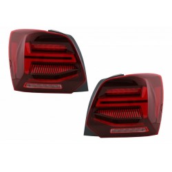 LED Lightbar Dynamic Rückleuchten Rot VW Polo 6C