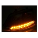 LED Dynamic Scheinwerfer Schwarz VW Polo 6R