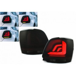 LED Lightbar Dynamic Rückleuchten Schwarz Rot VW Polo 6R