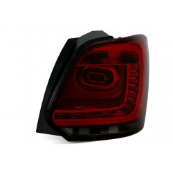 LED Rückleuchten Schwarz Rot VW Polo 6R 2