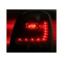 LED Rückleuchten Schwarz Chrom Rot VW Polo 6R