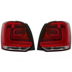 LED Lightbar Rückleuchten Rot VW Polo 6R