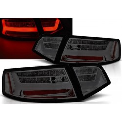 LED Lightbar Rückleuchte Chrom Smoke Audi A6 4F Facelift