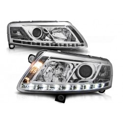 Xenon Tagfahrlicht Scheinwerfer Chrom Audi A6 4F