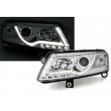 Lightbar Scheinwerfer Chrom Audi A6 4F