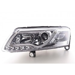 Xenon Tagfahrlicht Scheinwerfer Chrom Audi A6 4F 2