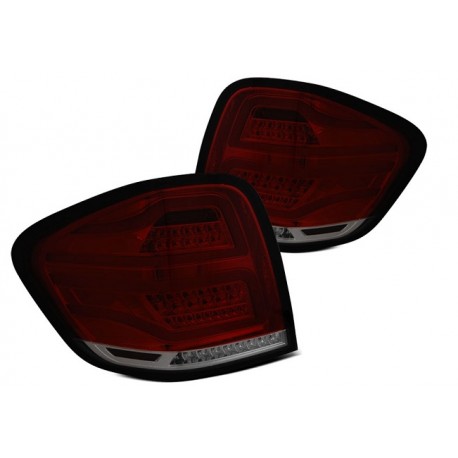 LED Lightbar Rückleuchten Rot Smoke Facelift Mercedes ML W164