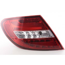 LED Lightbar Rückleuchten Rot Mercedes C-Klasse Facelift 2