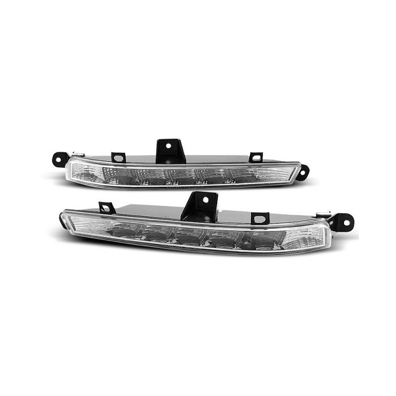 2x LED Tagfahrlicht 6SMD FLAT + Steuergerät Xenon Weiß R87 SMD 6000K Xenon