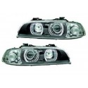 DEPO Xenon Angel Eyes Scheinwerfer Chrom BMW E39