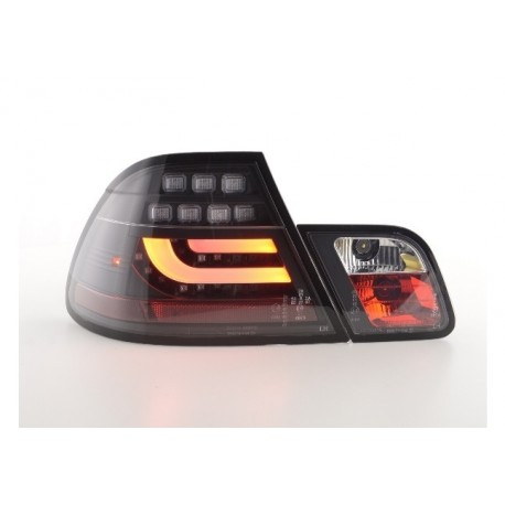 LED Lightbar Rückleuchten Schwarz BMW E46