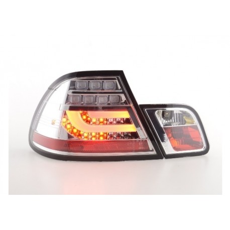 LED Lightbar Rückleuchte Chrom BMW E46