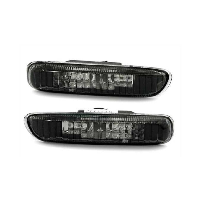 LED Seitenblinker Schwarz Smoke Für BMW E46 E60 X3 | CAN-Bus Kompatibel | Plug & Play
