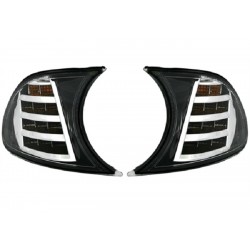 LED Frontblinker Schwarz Chrom BMW E46