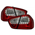 LED Rückleuchten Rot Chrom BMW E90