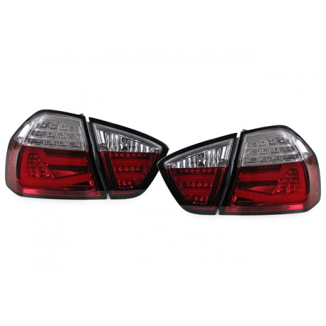 LED Lightbar Rückleuchten Rot BMW E90 Facelift