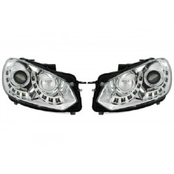 Tagfahrlicht Scheinwerfer Chrom VW Golf 6