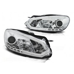 Tagfahrlicht Scheinwerfer Chrom VW Golf 6