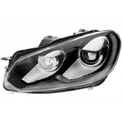 HELLA Bi-Xenon Scheinwerfer Schwarz Links VW Golf 6