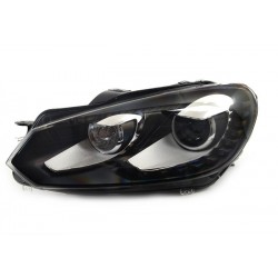 HELLA Bi-Xeno Scheinwerfer Schwarz Links VW Golf 6
