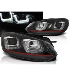 Tagfahrlicht Scheinwerfer Schwarz VW Golf 6