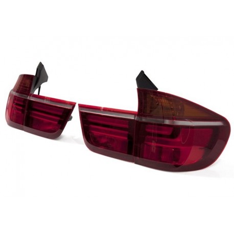 LED Lightbar Rückleuchten Rot LCI Optik BMW X5 E70