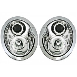  LED Scheinwerfer Chrom Mini Cooper R50