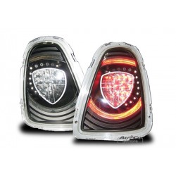 LED Rückleuchten Schwarz Mini R56 + R57 Cabrio