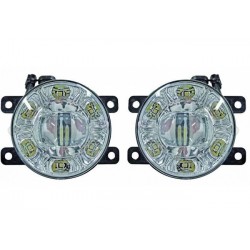 LED Tagfahrlichter + Nebelscheinwerfer Chrom Opel Astra H GTC OPC