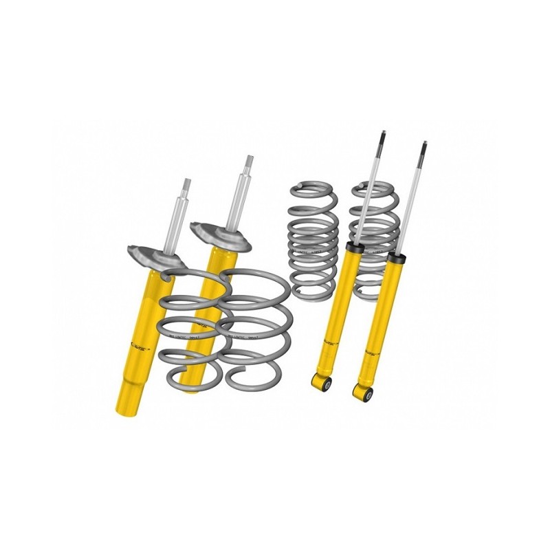 Ressorts Sport Lowtec 02136F Pour Audi Coupé 80/90 B3 - Abaissement 60/40mm, 5-6 Cylindres