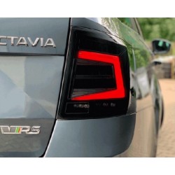 LED Rückleuchten Schwarz Dynamisch Skoda Octavia 3 12-17 2
