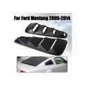 Seitenfenster Lamellen Schwarz ABS Ford Mustang 2005-2014