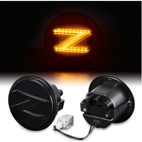 Z LED Seitenblinker Dynamisch Schwarz Nissan 370Z﻿ inkl. E-Prüfzeichen