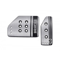 SPARCO Automatik Pedal Set Silber/Schwarz