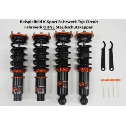 K-Sport Gewindefahrwerk Circuit Honda Civic EC ED, CRX ED 88-89 HA Augenbefestigung