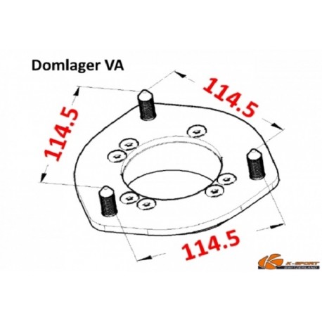 K-Sport Gewindefahrwerk Street Toyota Camry 91-96 VA 114.5mm