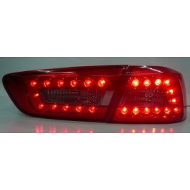 Heckleuchten LED Audi Style schwarz Mitsubishi EVO 10 2