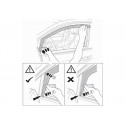 Subaru XV Jg. 2012-2018 Windabweiser - Regenabweiser ClimAir Set vorne 