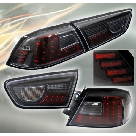 Heckleuchten LED rot-schwarz Mitsubishi EVO 10