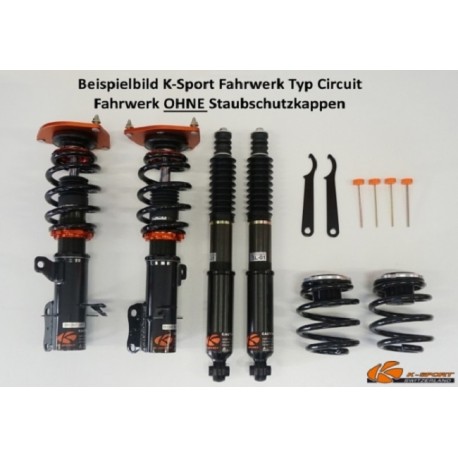 K-Sport Gewindefahrwerk Circuit Seat Altea 04-15 2WD VA ø50mm