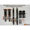 K-Sport Gewindefahrwerk Super Racing Seat Leon 1P 05-12 VA ø50mm