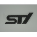 Carbon Subaru STI Emblem