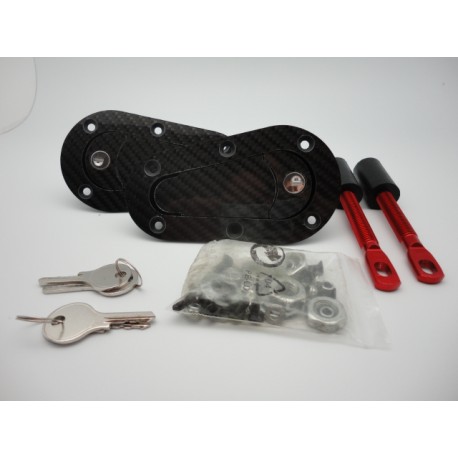 Carbon Sicherungsverschlüsse für Motorhauben...