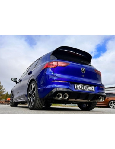FOX Klappenauspuff Anlage VW Golf 8 R inkl. CH-Gutachten